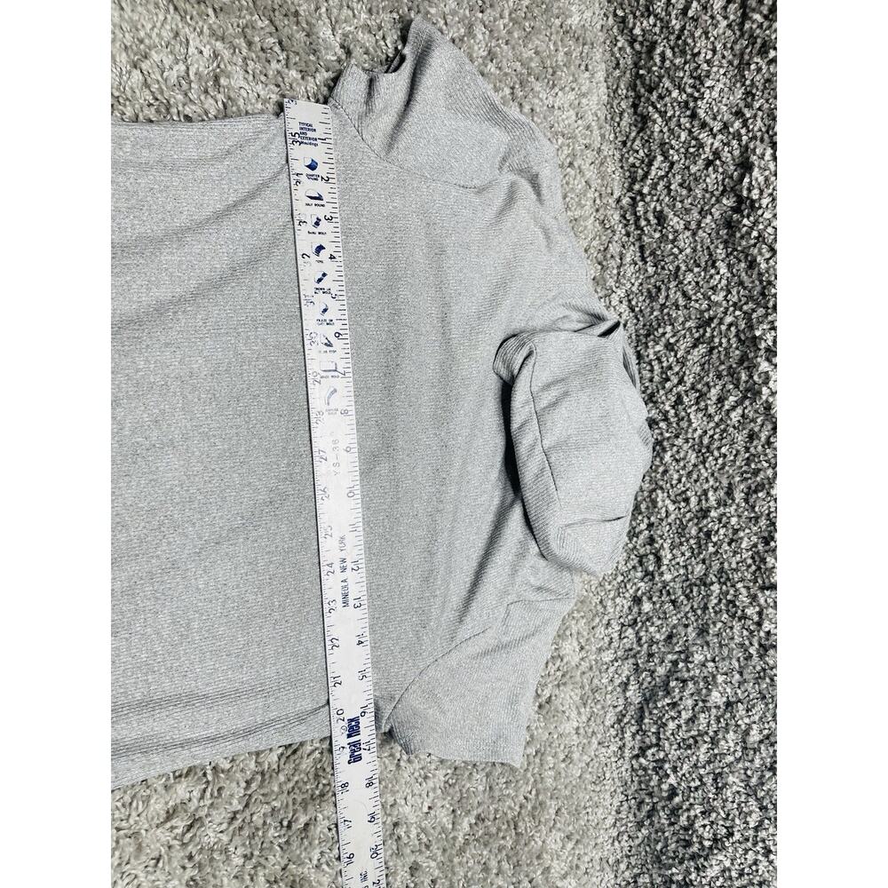 J JUSTIFY Ribbed Hooded Long Dress Slits Color Grey Size XLarge Fashion - Picture 6 of 13